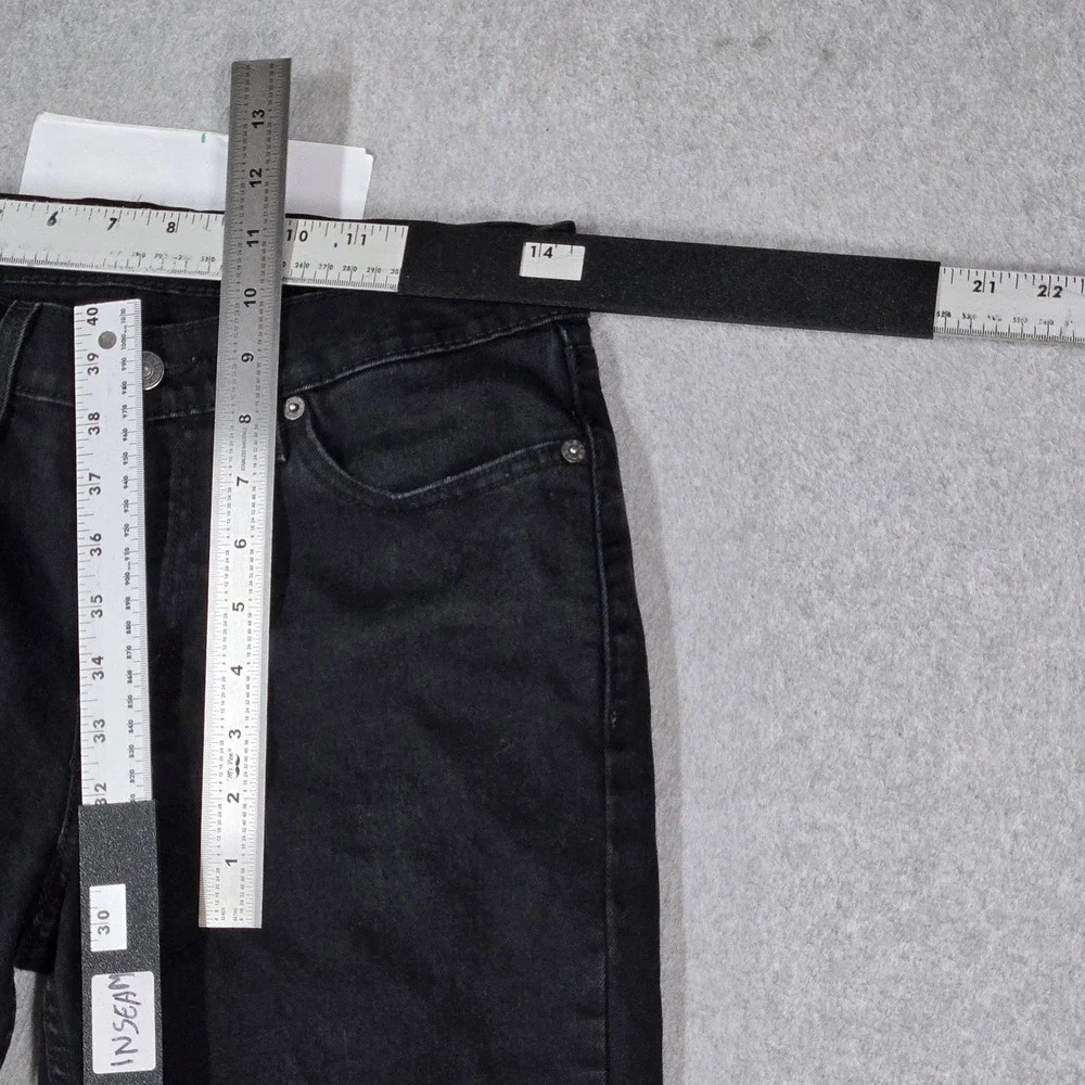 Levi's 514 Men Jeans 30X32 Black Denim Straight Low Rise 30